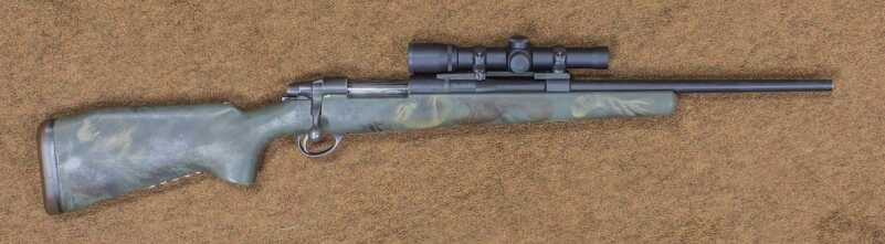 This is Cooper’s second prototype Scout Rifle and he called it Sweetheart; it is the rifle Zedrosser from Steyr worked with when he came to Gunsite.