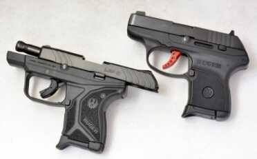 The LCP II (left) brings a locking-open slide system on empty magazines and also a radically recontoured shape.