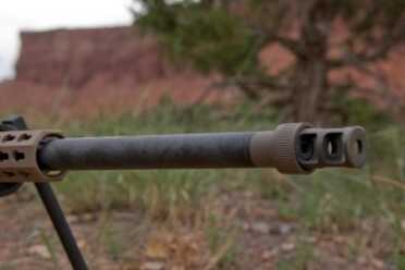 Custom Ultralight Surgeon Scalpel Rifle—Full Review Proof Research barrel offer light weight, durability, and precision accuracy. The PSR brake softens recoil even more.