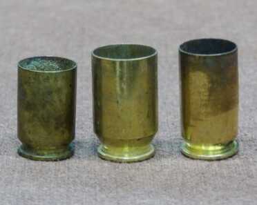 Left to right: .45 GAP, .50 GI, .45 ACP - shortest to tallest.