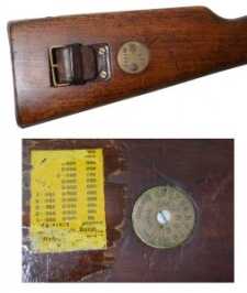 MilSurp: The Finest Mauser Rifle Ever Made … In Sweden Two types of stock disks were used. The first type was marked with the regiment and rack number – in this instance, S1/No. 1650 signifying that this m/94 carbine belonged to Coastal Artillery Regiment, Uppsala and was number 1,650. The bottom disk was installed with the adoption of the m/41 239-grain, spire point bullet.