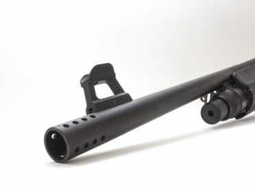 Hybrid Pump/Semi-Auto Scattergun? The TriStar TEC-12—Full Review. The 20-inch barrel is topped off with an extended and ported choke tube, which is in the Beretta pattern.