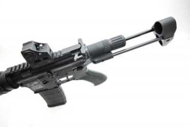 Side Rail Fully Collapsable Stocks - Troy's M7A1 and Tomahawk PDW Stock Systems Innovative engineering (as shown with this M7A1 stock) keeps Troy ahead of the curve.