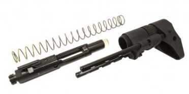 Side Rail Fully Collapsable Stocks - Troy's M7A1 and Tomahawk PDW Stock Systems the M7A1 PDW stock has a shortened proprietary bolt carrier as part of the system.