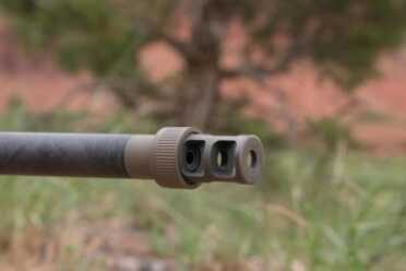 Custom Ultralight Surgeon Scalpel Rifle—Full Review Surgeon matched the PSR brake to the Proof Research barrel perfectly. It tames recoil and will accept the AWC PSR .338 Suppressor for quiet operation.