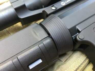 Windham Weaponry's Big Boy .308 AR—Full Review The handguard mounts with the standard delta ring, so it's not a free-floated system.