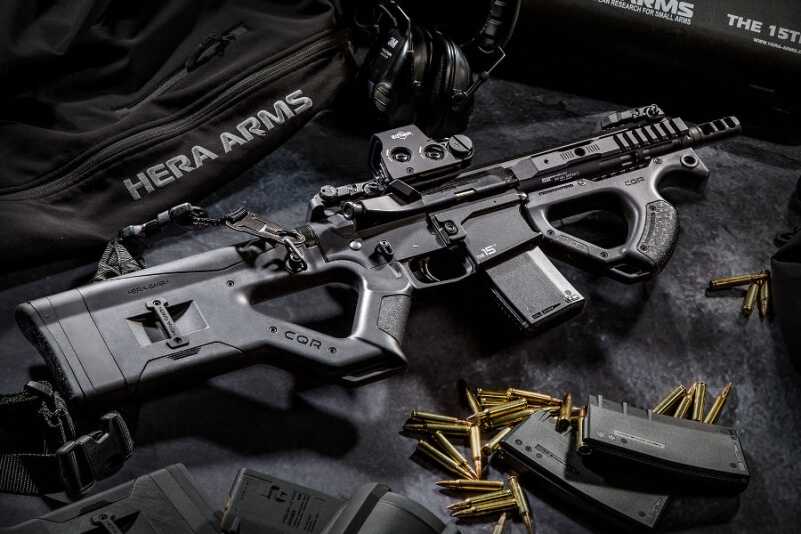Hera Arms' New FN P90-Style PDW AR Accessories hera-arms-cqr-stock-and-foregrip