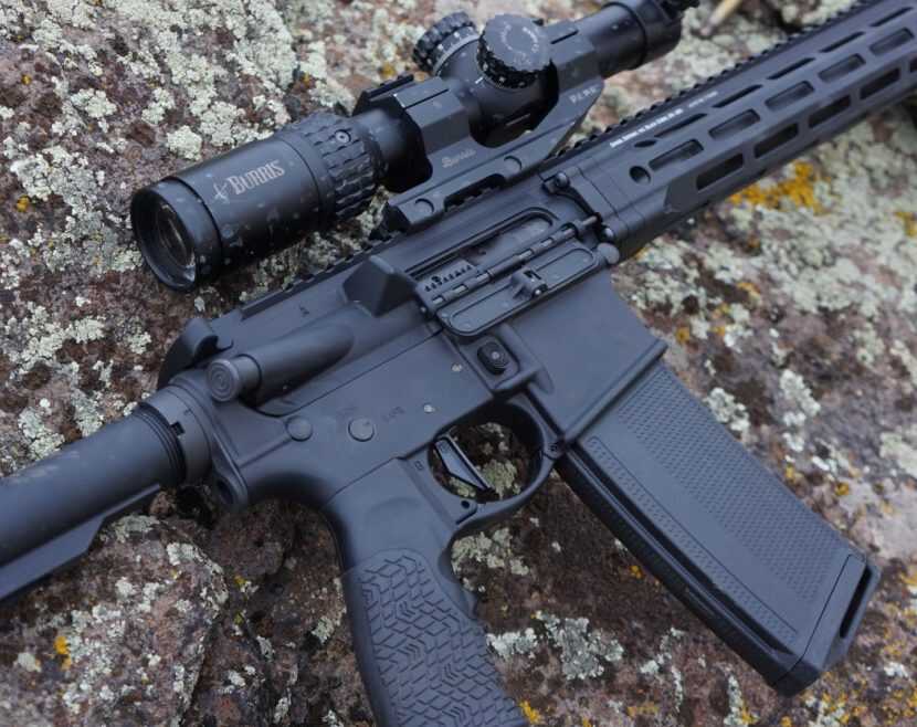 Daniel Defense M4V7 Pro 5.56 rifle built for 3-Gun competition with 18 inch barrel