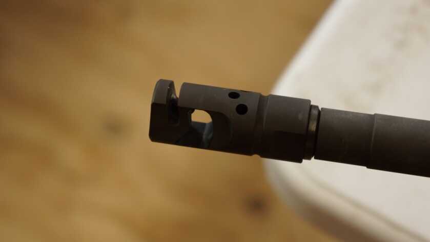 Daniel Defense M4V7 Pro Muzzle Climb Mitigator for faster 5.56 follow-up shots