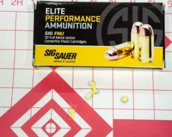 A Plastic 1911? The EAA Witness 1911P .45 ACP—Full Review. The Sig Sauer Elite FMJ ammo shot a 2.58-inch, five-shot group at 25 yards.