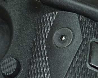 A Plastic 1911? The EAA Witness 1911P .45 ACP—Full Review. The screws on the one-piece polymer frame with integral "grips" are so realistic looking - the author was tricked in to putting a wrench to it... just to be sure.