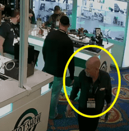 SHOT Show Thief Caught on Camera, Arrested by Police SHOT Show Thief Caught on Camera, Arrested by Police