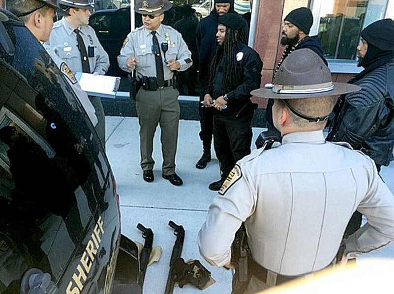 Weapons Seized at North Carolina Black Panther Press Conference