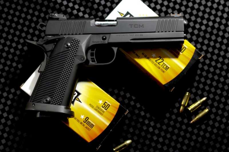 Fire-Breathing, Multi-Cal 1911: Rock Island Armory’s .22 TCM/9mm Combo – Full Review. Fire-Breathing, Multi-Cal 1911: Rock Island Armory’s .22 TCM/9mm Combo – Full Review.