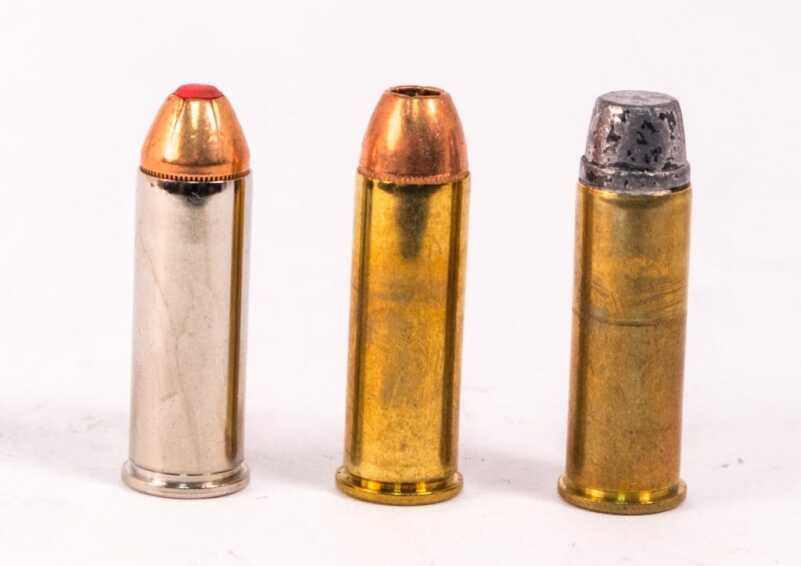 Reloading: To Crimp or Not to Crimp, That is the Question Most revolver cartridges use roll crimps like these. If you look closely, you can see where the case mouth is slightly turned into the bullet cannelures.