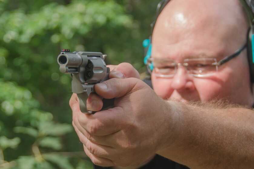 Colt Cobra .38 Special stainless snub-nose revolver from the original 2017 GunsAmerica review