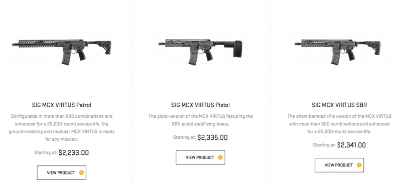 SIG Sauer Introduces the 'Perfect Rifle' aka the MCX VIRTUS