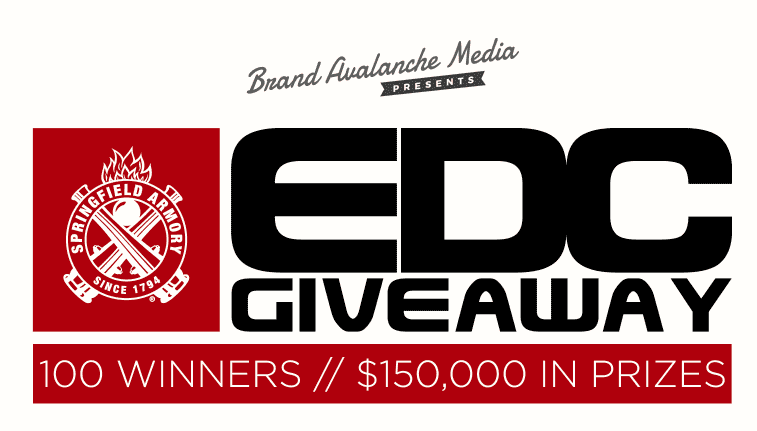 Enter Springfield's EDC Giveaway! 100 Winners Will Be Selected, 0K in Prizes!