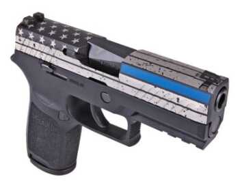 SIG Releases Special Edition 'Thin Blue Line' P320 Carry Pistol for LEOs SIG Releases Special Edition 'Thin Blue Line' P320 Carry Pistol for LEOs