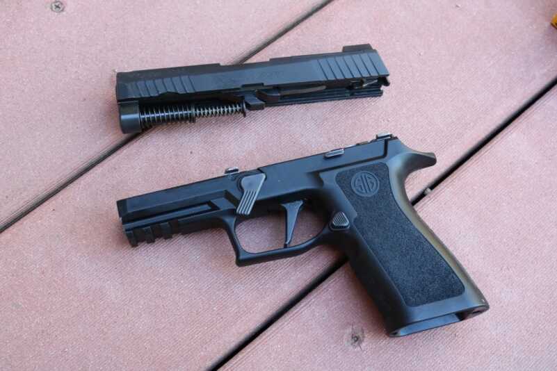 Witness the Magic Modular Chassis of the SIG P320: Change Grips, Calibers in a Flash!