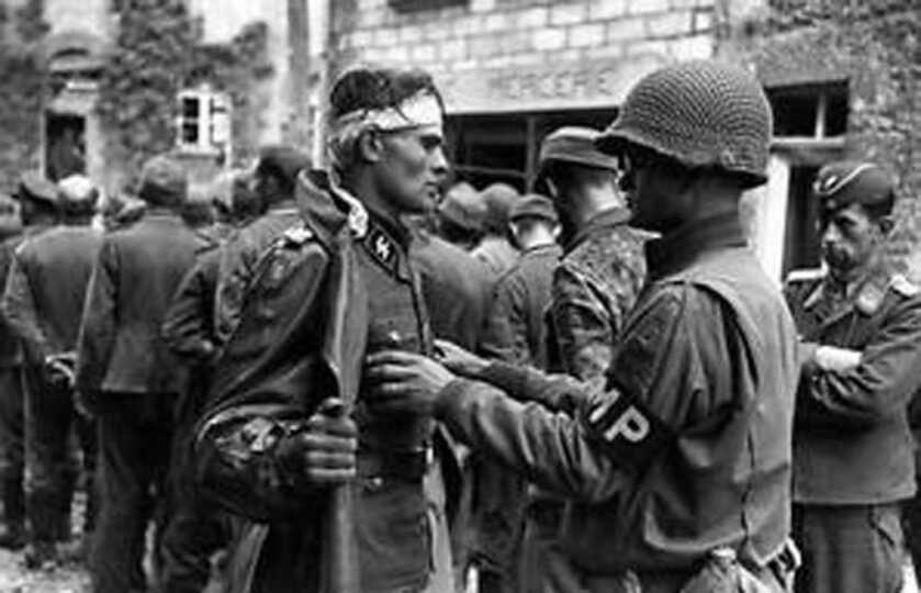 1SG Leonard Funk was dangerously short on men after seizing German prisoners