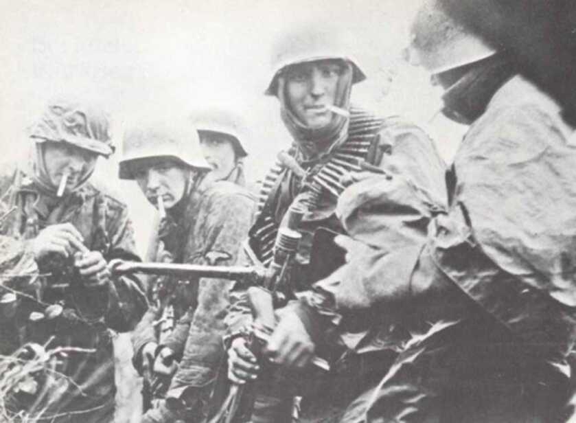 German prisoners became a new threat behind Leonard Funk’s line at Holzheim