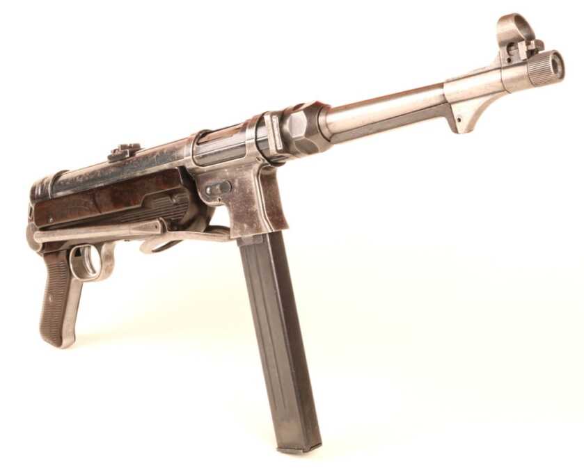 German MP40 submachine gun used by World War 2 infantry