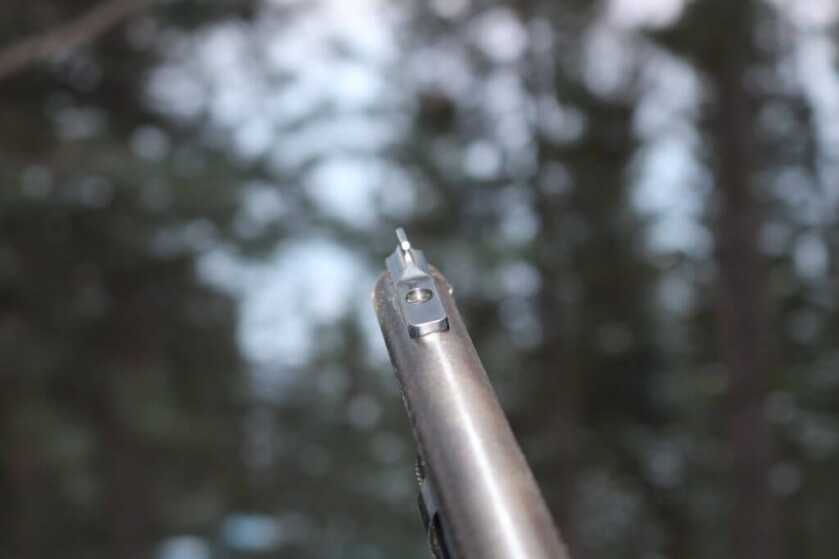 Henry .45-70 ivory bead front sight for fast lever action target pickup