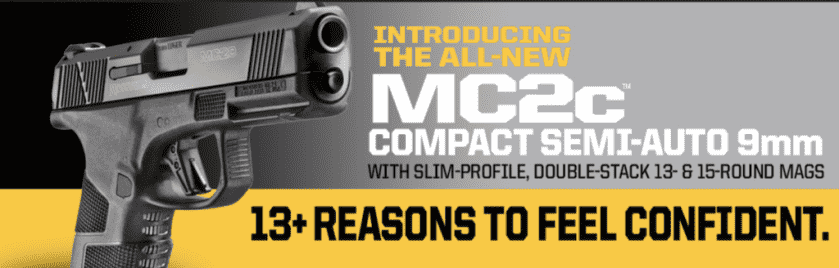 Mossberg Expands Handgun Line with MC2c Compact 9mm Pistol Mossberg Expands Handgun Line with MC2c Compact 9mm Pistol