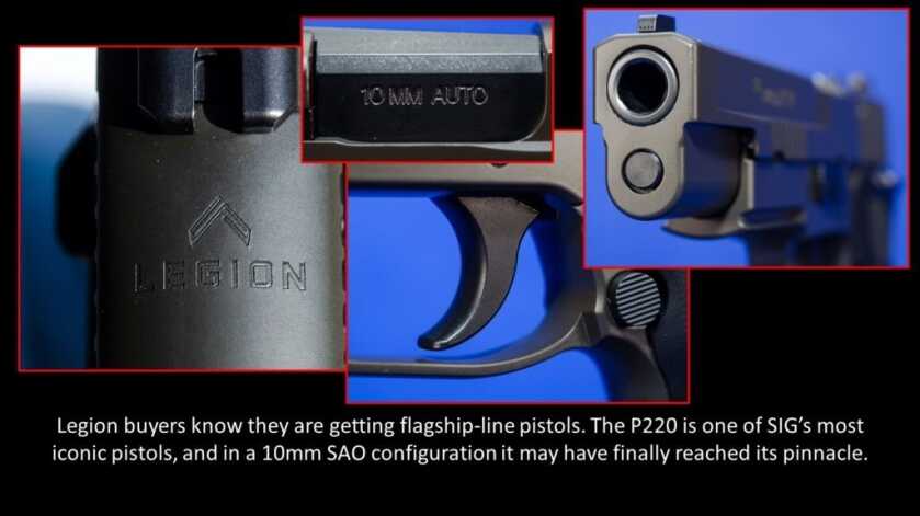 10mm Gets Sophisticated… New SIG Legion P220 SAO 10mm Gets Sophisticated… New SIG Legion P220 SAO