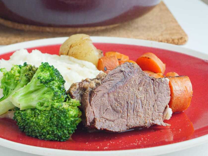 Foolproof wild game Mother’s Day pot roast served with carrots and potatoes