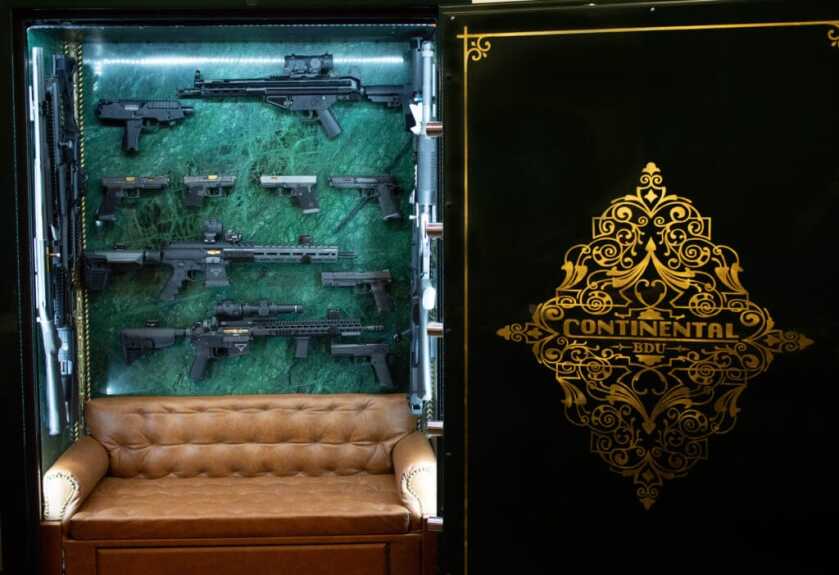 Only Three Left! 0,000 'John Wick' Continental Safe with 17 Guns Only Three Left! 0,000 'John Wick' Continental Safe with 17 Guns