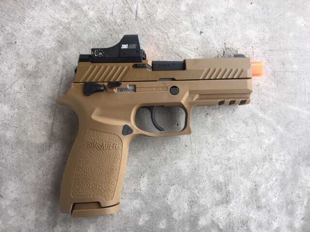 SIG AIR Reflex Sight: Red Dot Handgun Trainer SIG AIR Reflex Sight: Red Dot Handgun Trainer