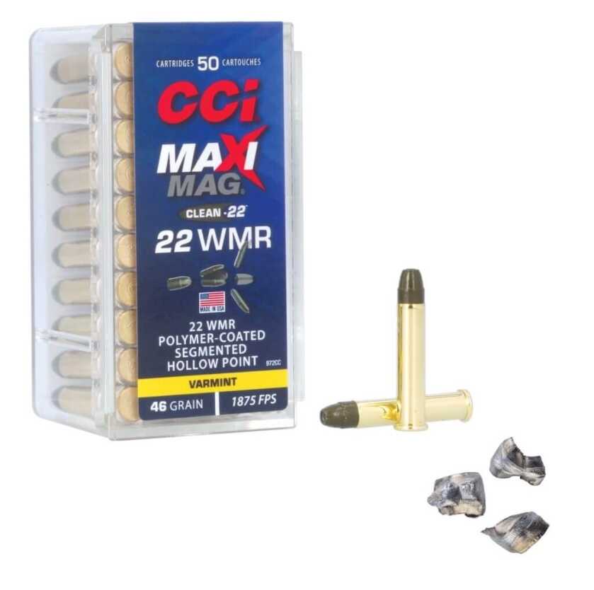CCI Releases Maxi-Mag Clean-22 Segmented Hollow Point 22 WMR CCI Releases Maxi-Mag Clean-22 Segmented Hollow Point 22 WMR