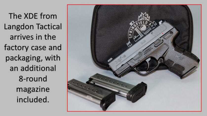 In-Depth Review of Langdon Tactical's Custom Springfield Armory XDE In-Depth Review of Langdon Tactical's Custom Springfield Armory XDE