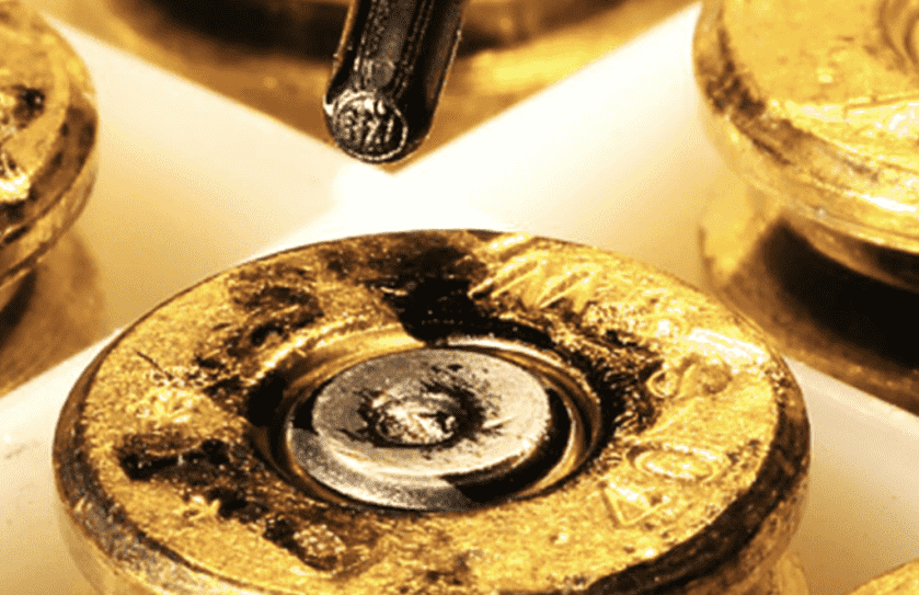 Federal Judge Blocks California's 'Unsafe Handgun Act,' -- No More Microstamping Mandate! A micro-stamped casing.