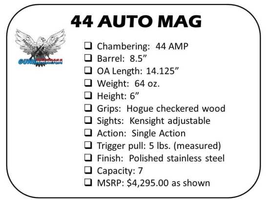 The NEW .44 Auto Mag: Return of the King The NEW .44 Auto Mag: Return of the King