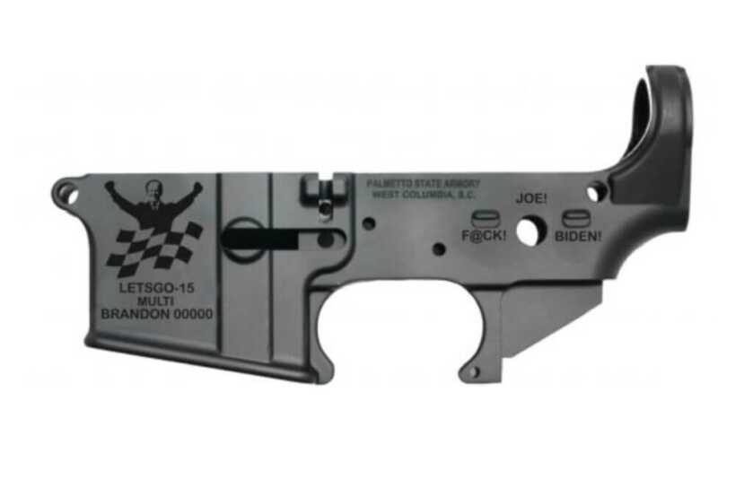 NBC Reports on ‘Let’s Go Brandon’ Meme Appearing on Gun Parts, Accessories NBC Reports on ‘Let’s Go Brandon’ Meme Appearing on Gun Parts, Accessories