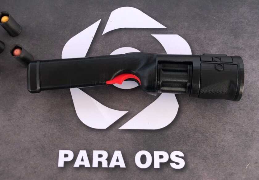 Para Ops Flashlight Shoots Low Energy, Non-Lethal Projectiles for 'Pain Compliance' — SHOT Show 2022 Para Ops Flashlight Shoots Low Energy, Non-Lethal Projectiles for 'Pain Compliance' — SHOT Show 2022