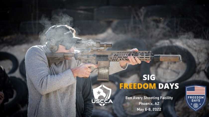 Sign Up for SIG's 'Freedom Days' And Shoot Over 50 Different Firearms Sign Up for SIG's 'Freedom Days' And Shoot Over 50 Different Firearms
