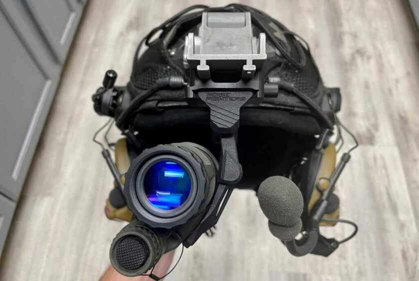 Featherweight Articulating Night Vision Monocular Mount: Introducing the Noisefighters AX14-PRO Featherweight Articulating Night Vision Monocular Mount: Introducing the Noisefighters AX14-PRO