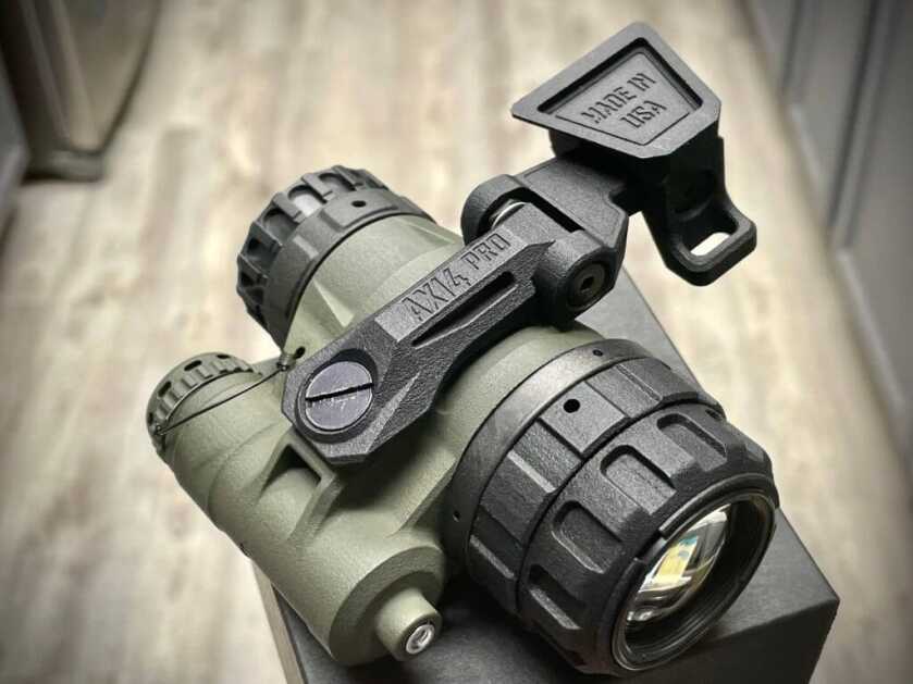 Featherweight Articulating Night Vision Monocular Mount: Introducing the Noisefighters AX14-PRO Featherweight Articulating Night Vision Monocular Mount: Introducing the Noisefighters AX14-PRO