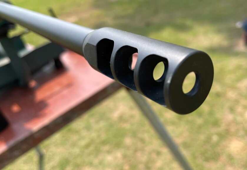 2 - Hunt365 - Savage 110 Long Range Hunter: Reaching Out In 300 PRC The Savage 110 Long Range Hunter in 300 PRC muzzle brake.