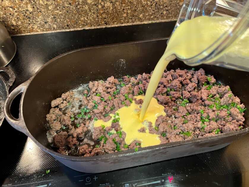 Simple Gourmet: Venison Sausage Dutch Baby Simple Gourmet: Venison Sausage Dutch Baby