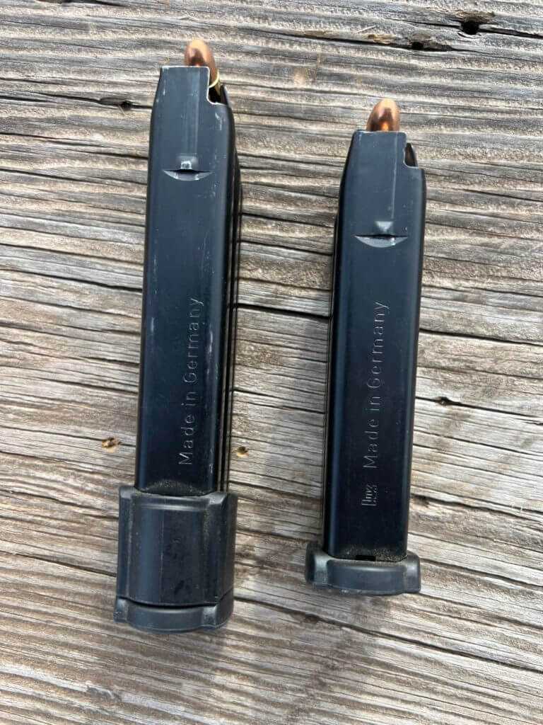 H&K VP9B fitted with factory 20-round magazine
