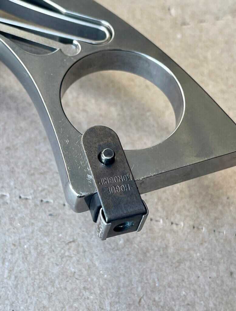 Perfecting the Colt Python Hogue Monogrip installation bracket fitted to Colt Python frame