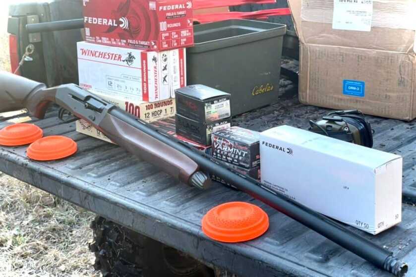 12 Gauge Gas-Less Inertia Shotgun Review: Featuring the CZ 1012 CZ 1012 on a truck tailgate