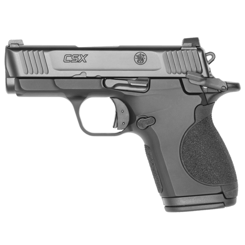 Smith and Wesson CSX Chief Special X micro compact pistol Smith and Wesson CSX Chief Special X micro compact pistol side view