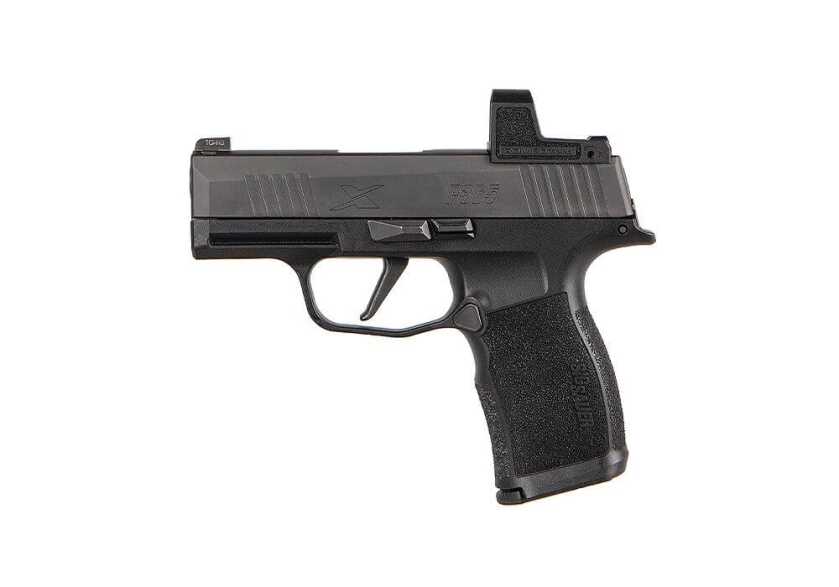 SIG Sauer P365X micro compact concealed carry pistol SIG Sauer P365X micro compact pistol side view for concealed carry