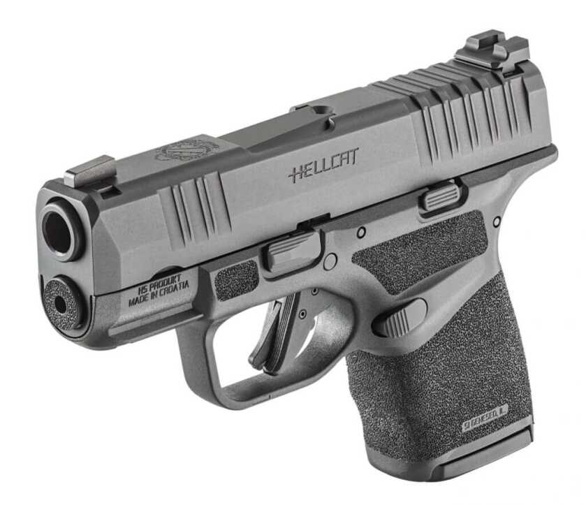 Springfield Hellcat micro compact 9mm concealed carry pistol Springfield Hellcat micro compact 9mm pistol for concealed carry